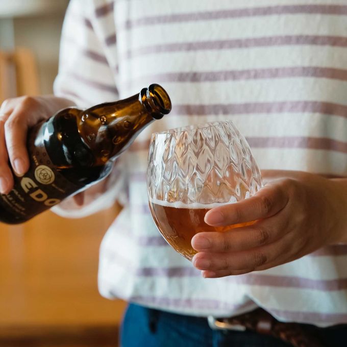 ザ・ビアー：伽羅ビール 1本 ＋ likka 1客 セットGIFT