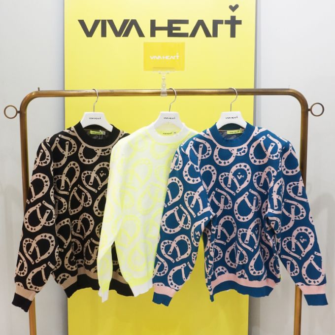 VIVA HEART シュバルハート柄ニット