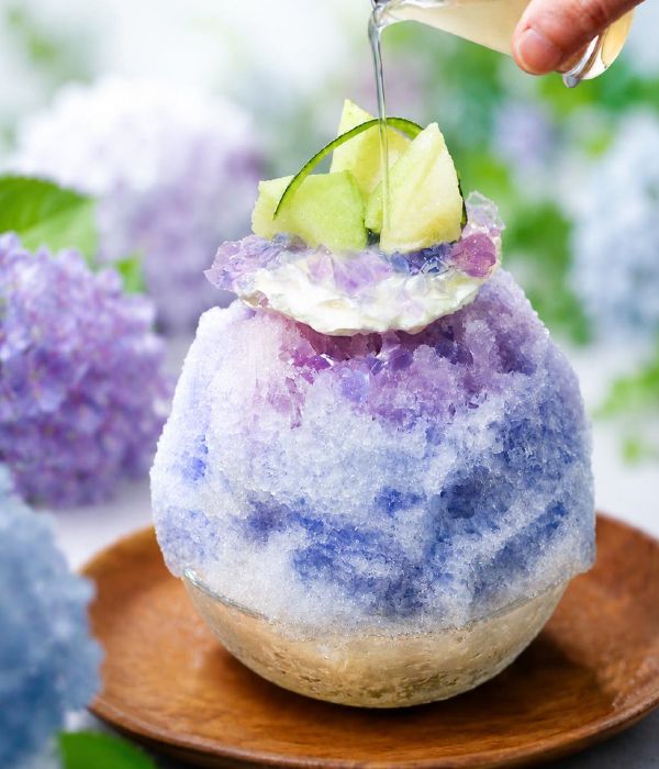 6月新メニュー 紫陽花かき氷 スタート!
